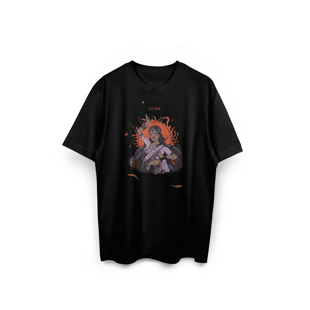 'I'm fine' - Oversized T-Shirt