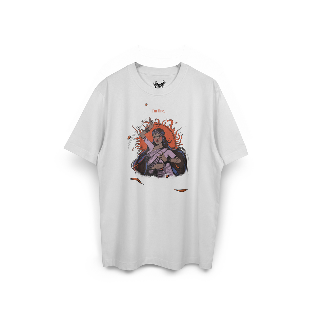 'I'm fine' - Oversized T-Shirt